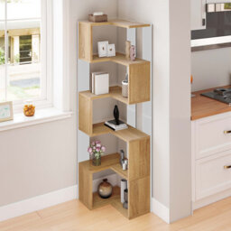 160cm H x 60cm W Corner Bookcase