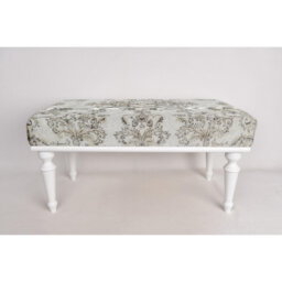 Cotton Upholstered Bench