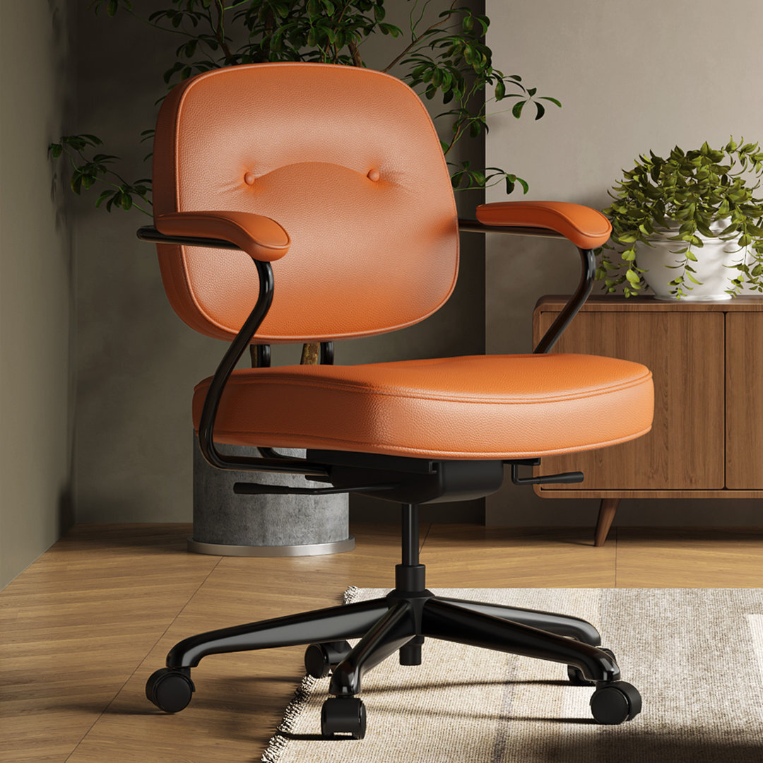 Real Estate Albaugh Executive Chair Williston Forge Albaugh Suede