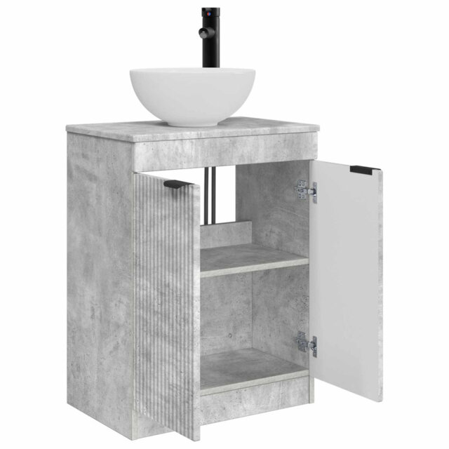 Single Bathroom Vanity with Ceramic Basin