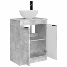 Single Bathroom Vanity with Ceramic Basin