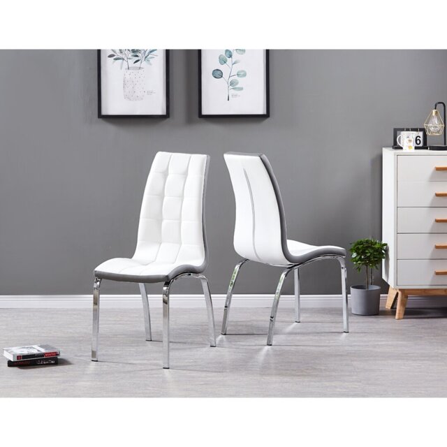 Shresbury 47cm H Upholstered Metal Side Chair