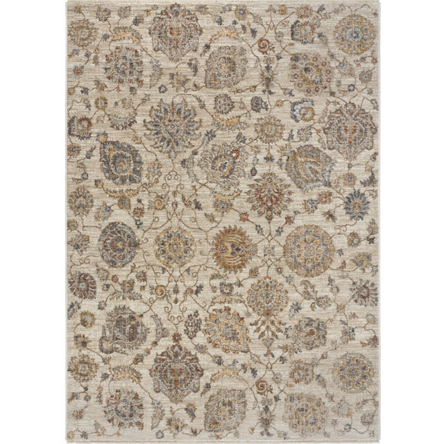Orkin Moroccan Machine Woven / Power Loomed Beige Area Rug