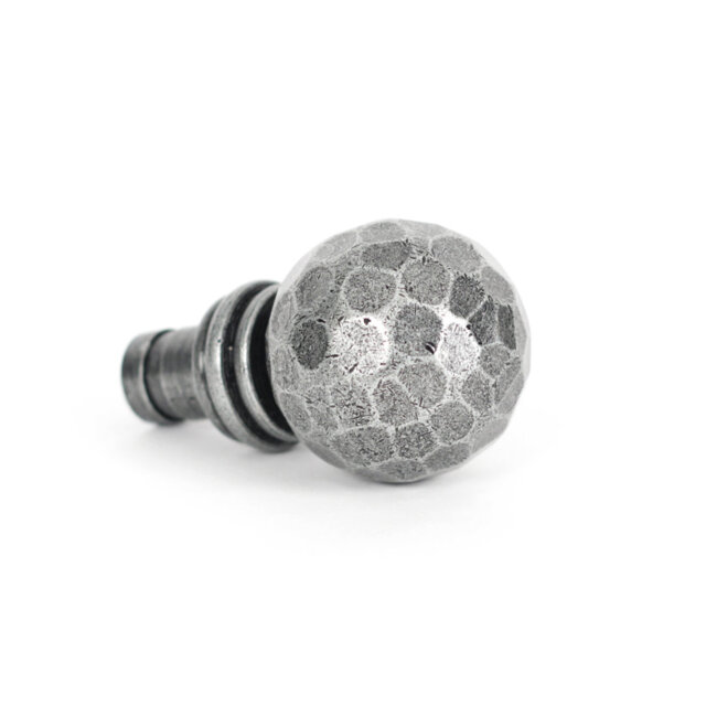 Hammered Ball Steel Finial
