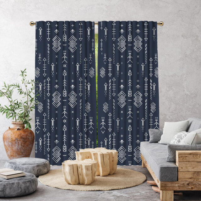 Anjelita Blackout Curtain Single Panel