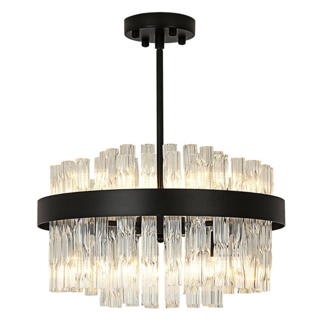 Crystal Chandelier Round Chandeliers for Living Room