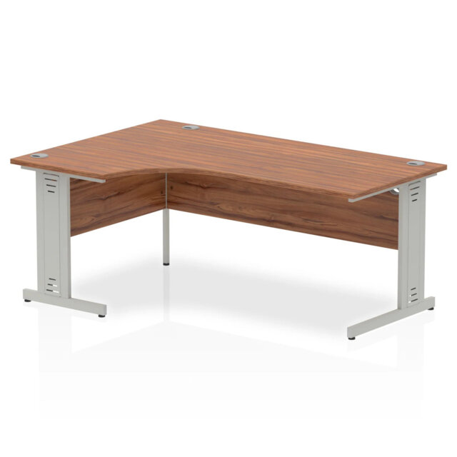 Impulse L-Shaped Metal Base Computer Desk