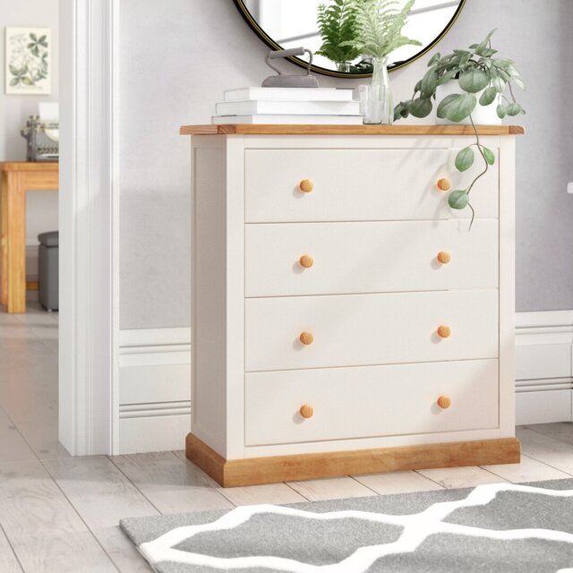 Caton 90cm W 4 - Drawer Chest of Drawers