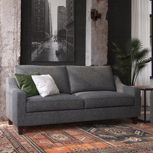 Devin 3 Seater Linen Sofa