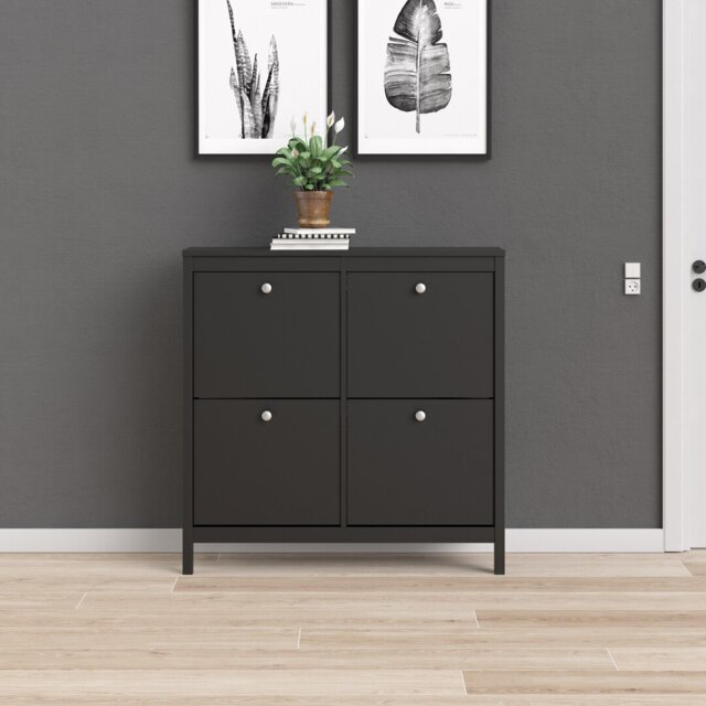 Cynteria 16 Pair Shoe Storage Cabinet