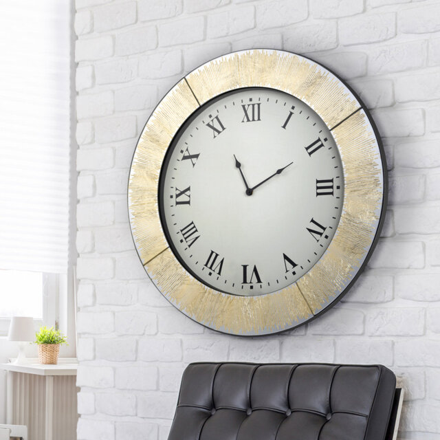 Orey Glass Wall Clock