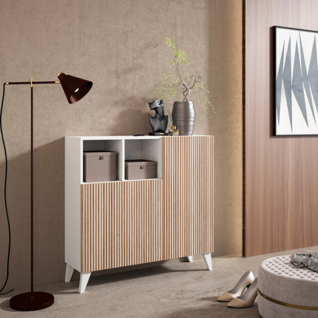 Moss 12 Pair Shoe Storage Cabinet