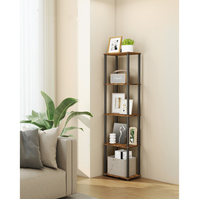38cm W Steel Etagere Bookcase