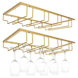 Bhure Wine Glass Rack Gold