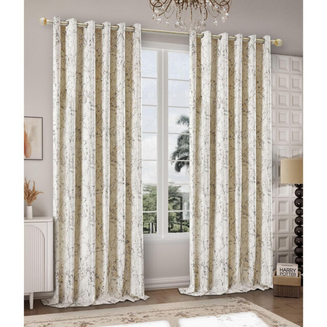 Velvet Blackout Curtain Panel Pair