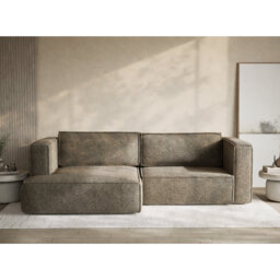 Four-Seater Corner Sofa With Bed Function