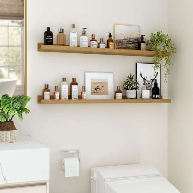 5.1cm H x 91.4cm W Bookcase