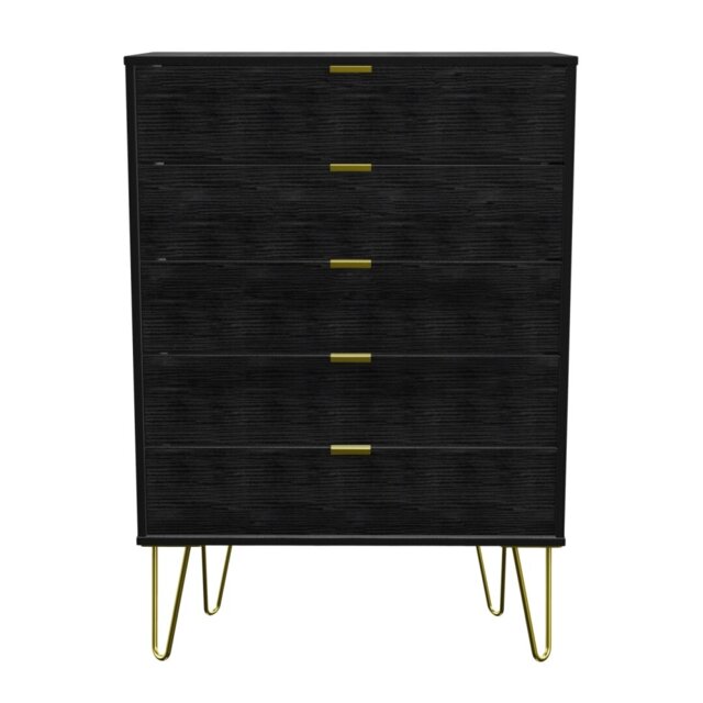 Fully Assembled Myakka 5 Drawer 76.5Cm W Chest of Drawers