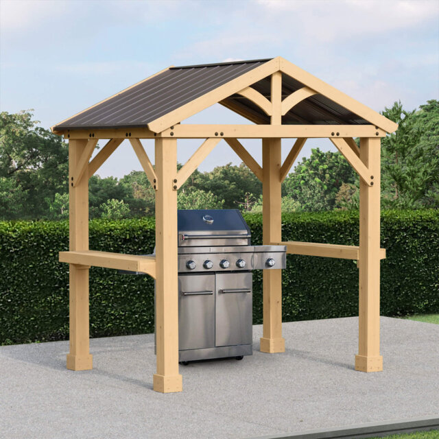 Meridian 6 Ft. W x 8 Ft. D Aluminum Hardtop Gazebo