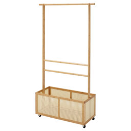 92cm Rolling Clothing Rack