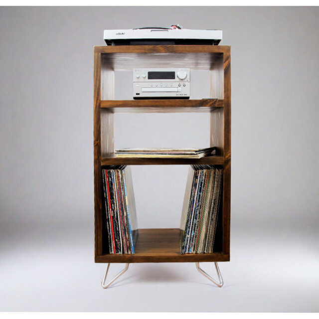 Record Player Stand, Vinyl LP Record Storage, Hifi Rack, Turntable Unit, Vinyl Storage Furniture