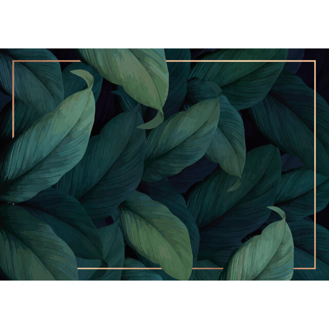 Floral Green Indoor / Outdoor Area Rug