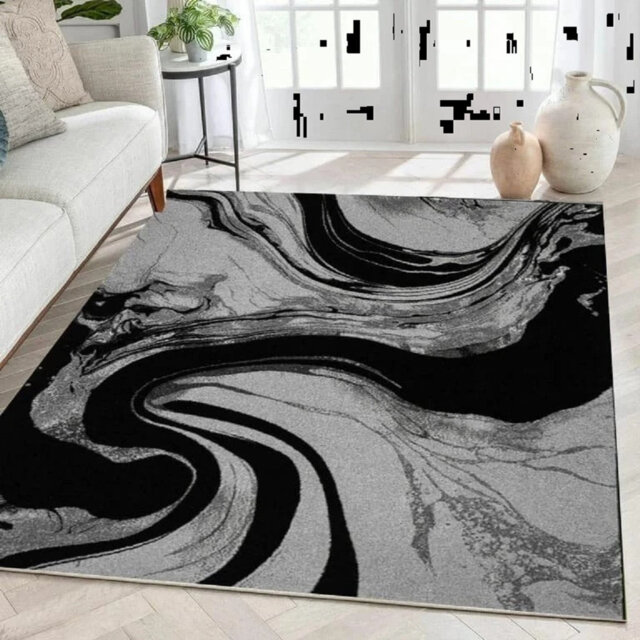 Modern Abstract Rug For Bedroom Area Rugs For Living Room Large Stain Resistant Carpet  For  Dining Room Hallway Runner Kitchen Carpet Floor Mat