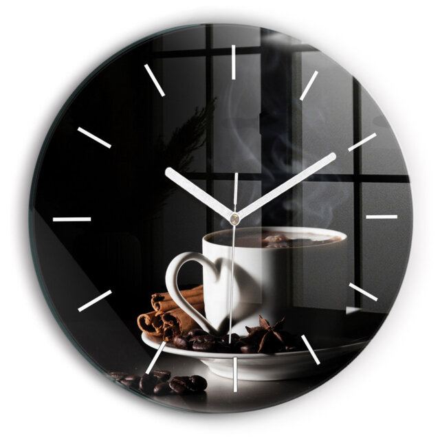 Glass Wall Clock