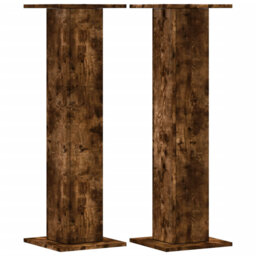 Speaker Stands Living Room Speaker Floor Stand 2 Pcs Engineered Wood