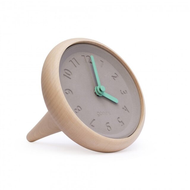 Analogue Maple Solid Wood Mechanical Tabletop Clock