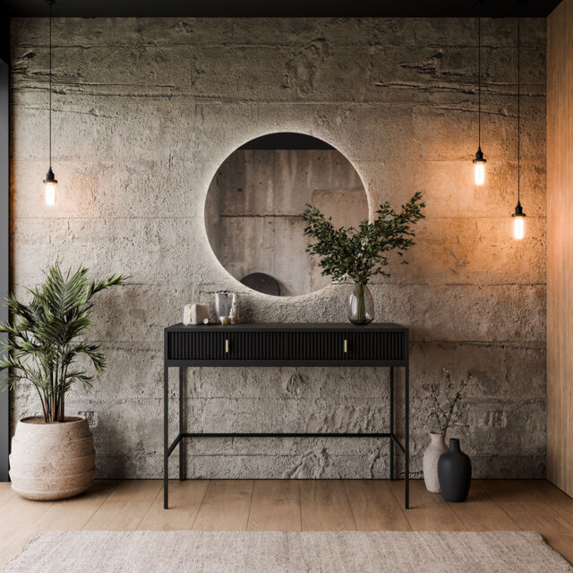 Deonni Dressing Table with Mirror