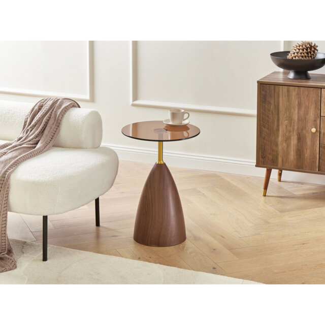 Pedestal End Table