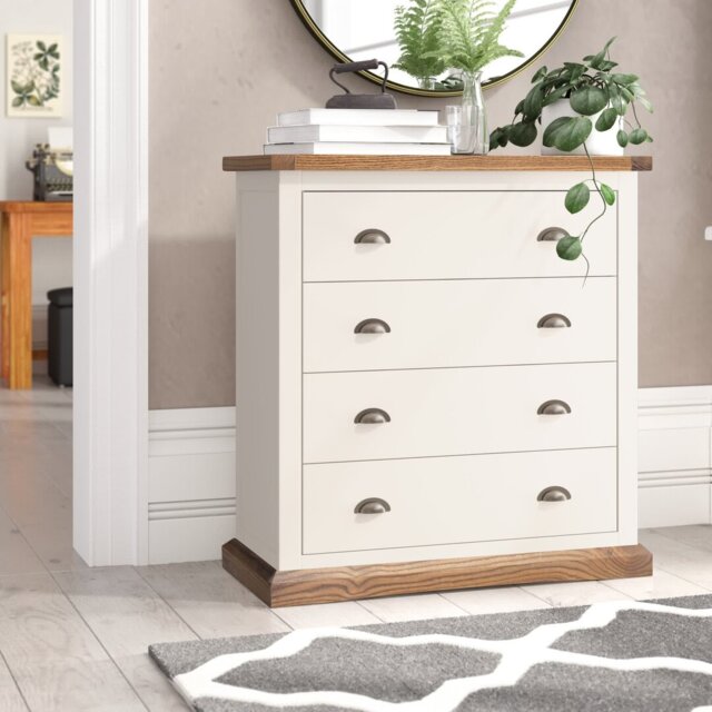 Henriqueta 4 Drawer 90Cm W Chest of Drawers