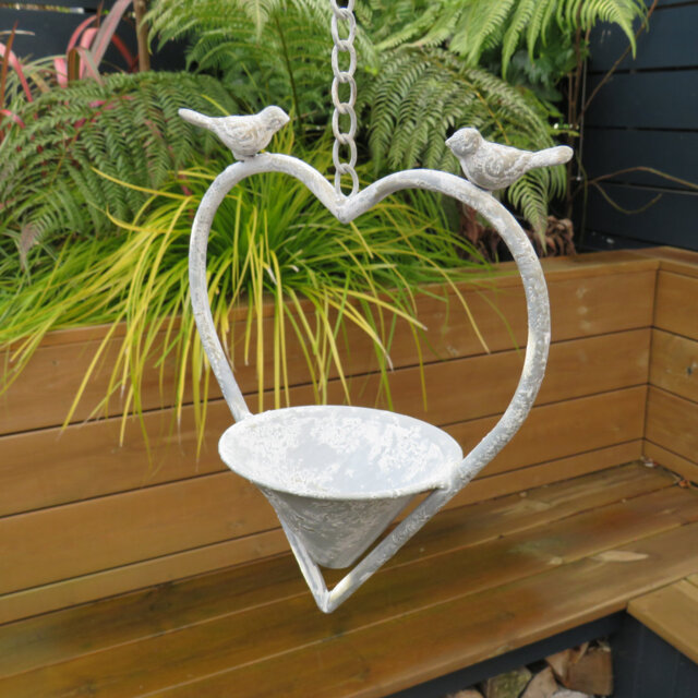 Metal Hanging Decorative Bird Feeder