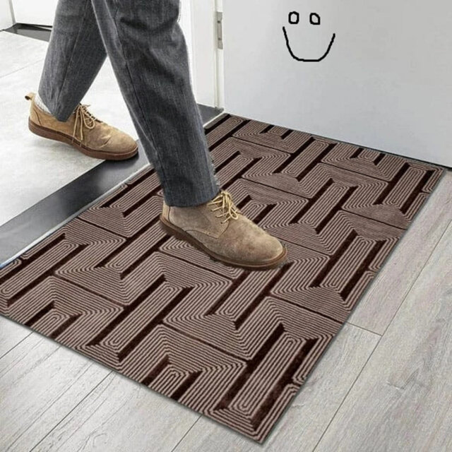 New Stylish Geometric Area Rug Abstract Textured Carpet For Living Room Bedroom Special Size Long Hallway Floor Mats Small Door Mats