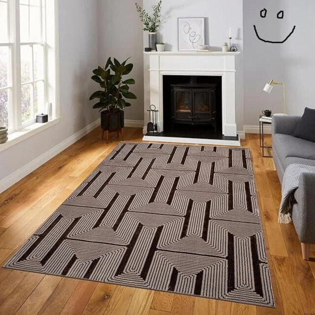 New Stylish Geometric Area Rug Abstract Textured Carpet For Living Room Bedroom Special Size Long Hallway Floor Mats Small Door Mats