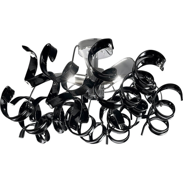 Astro Crystal Semi Flush Mount