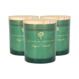 Nicola Spring - 3x Soy Wax Scented Candles