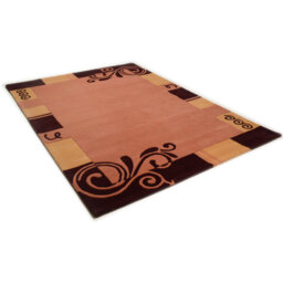 Hillingdon Hand-Tufted Wool Orange Rug
