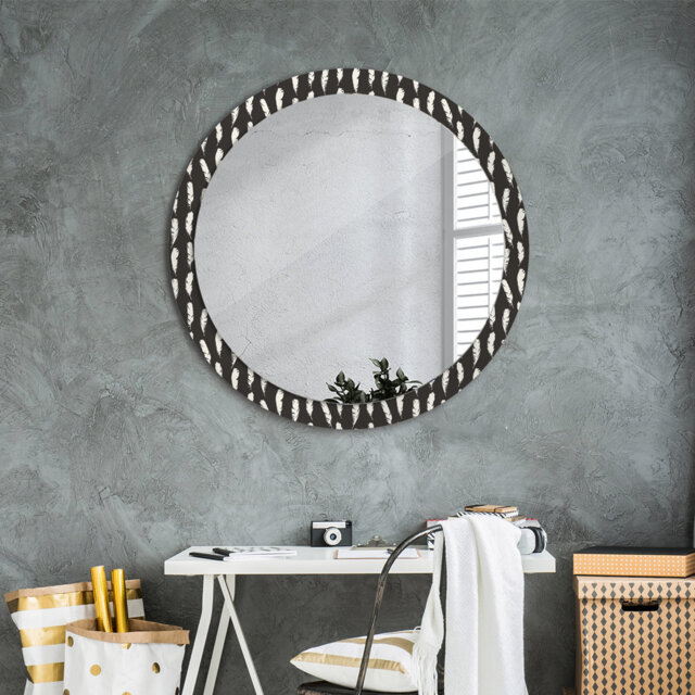 Huldar Glass Flat Wall Mirror