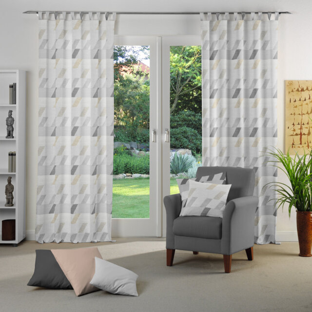 Lopez Tab Top Room Darkening Single Curtain