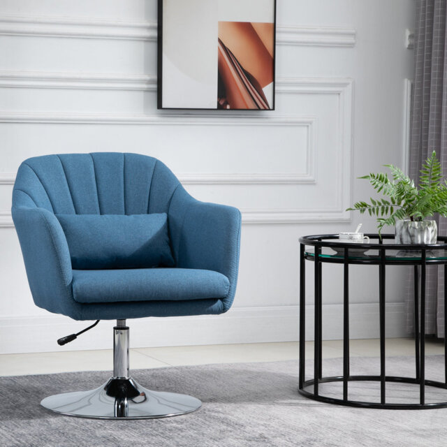 Twyman Upholstered Swivel Armchair