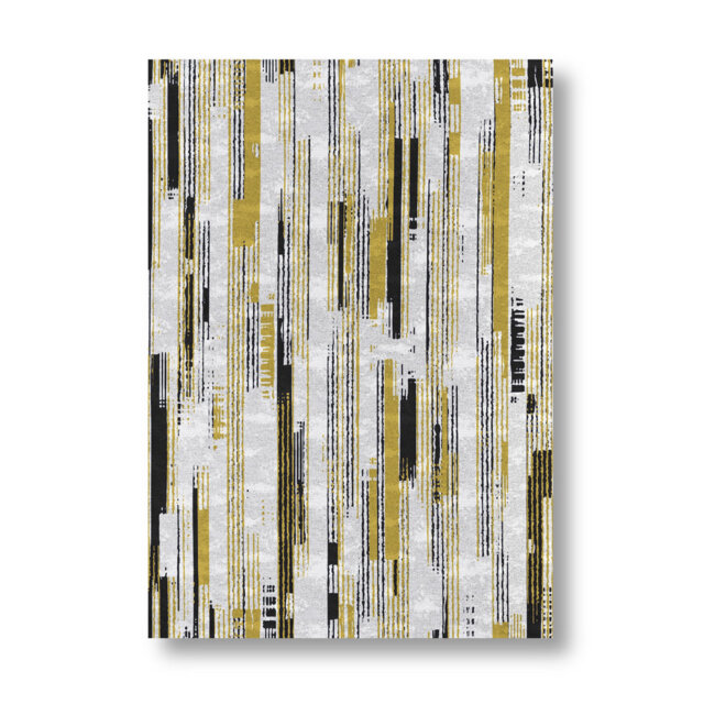 Wylandville Flatweave 100% Cotton Yellow/Grey Rug