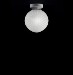 Domino Glass Semi Flush Mount
