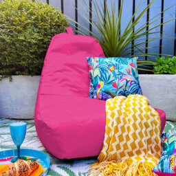 rucomfy Beanbags Large Indoor/Outdoor Bean Bag Chair, Home & Garden Recliner Seat, Durable & Water Resistant 97 x 82 x 80cm