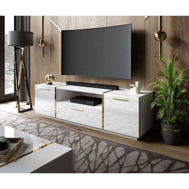 "Wiltsie Unfinished TV Stand for TVs up to 65"""
