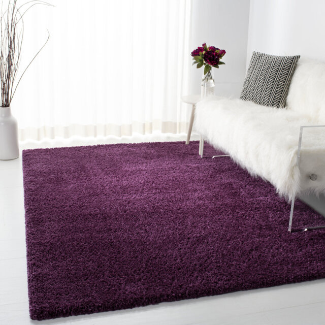 Pimlico Looped/Hooked Purple Rug