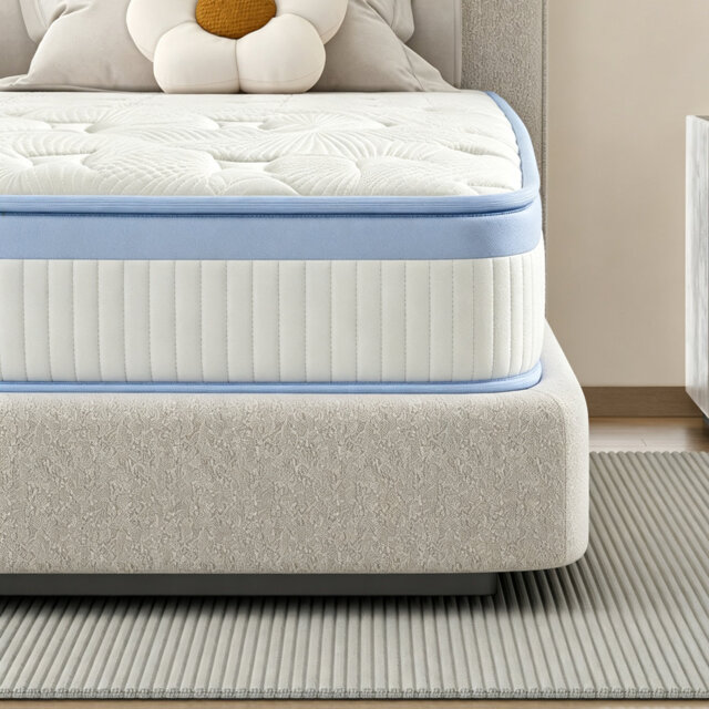 Pocket Spring Mattress with 7 Zone Orthopaedic & Pressure Relief - Double-sided Medium Firm and Firm - Breathable Soft Fabric & Hypoallergenic