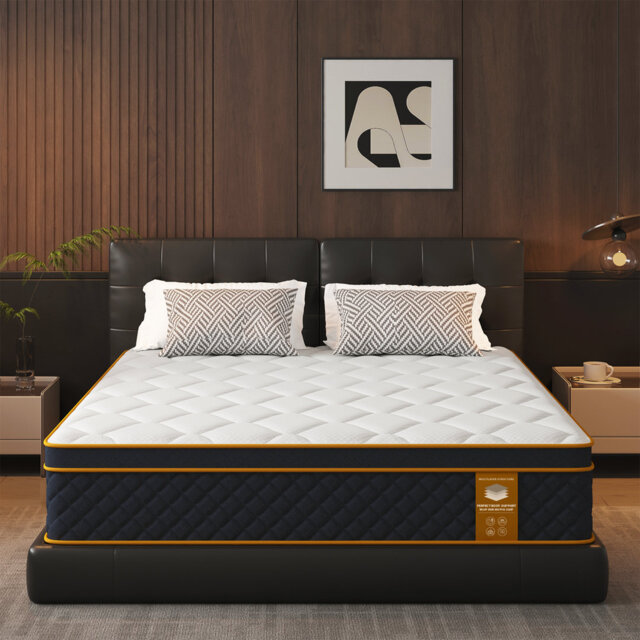 Purekib Mattress, King Memory Foam Double Mattress, 10 Inch Thickness