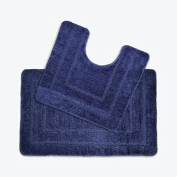 Josie 2 Piece Bath Mat and Pedestal Mat Set